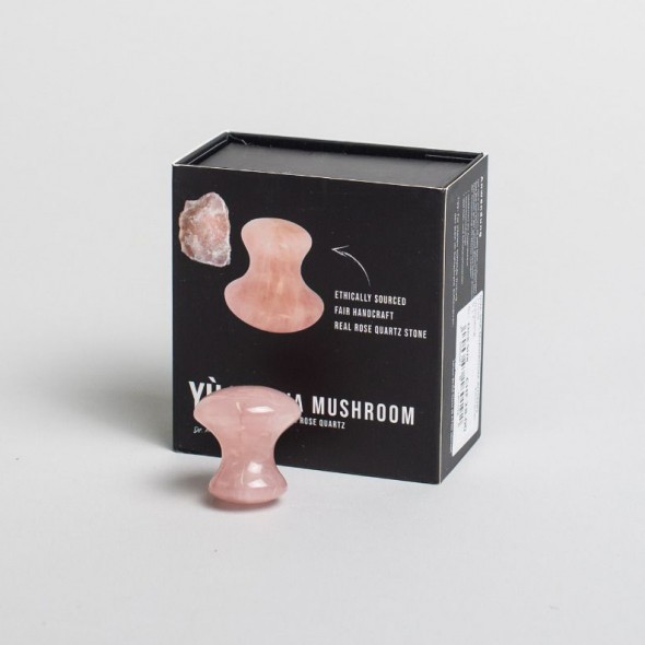 Gua Sha Mushroom Champignon En Quartz Rose De Qualit